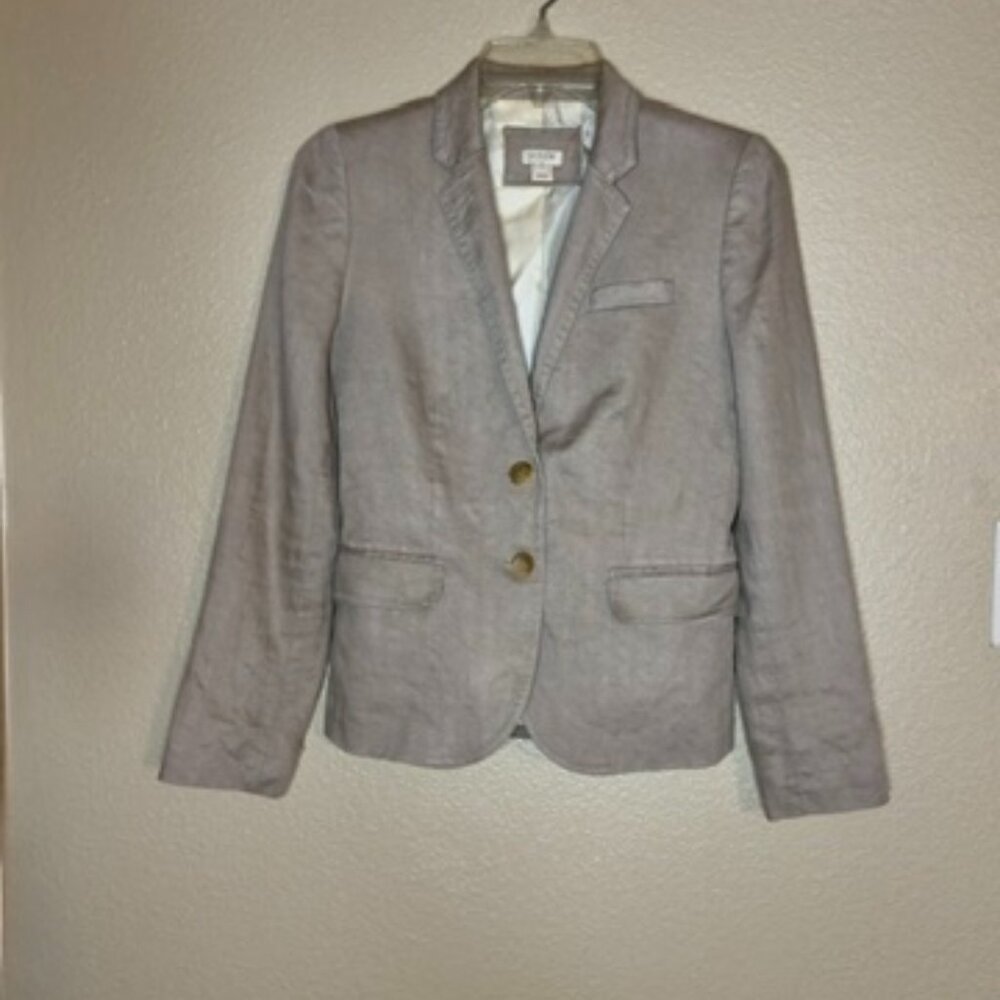 J.Crew - Schoolboy Blazer Linen-Cotton size 2